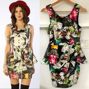 Backstage Jessica Peplum Dress